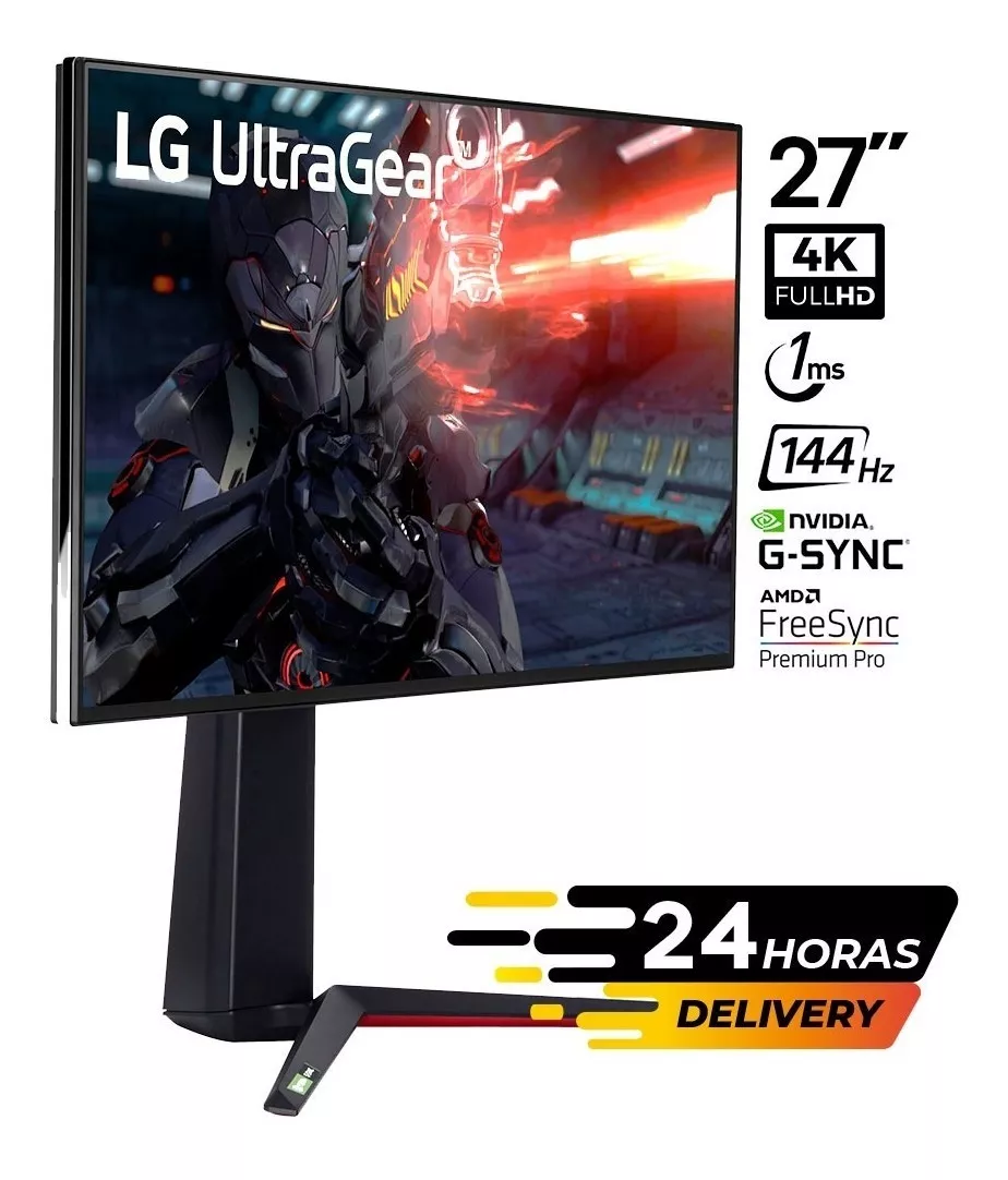 Monitor LG 27'' Ultragear 4k Uhd Nano Ips 1ms 144hz G-sync
