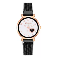 O Reloj De Moda Para Mujer, De Acero Inoxidable, Vestido Cas