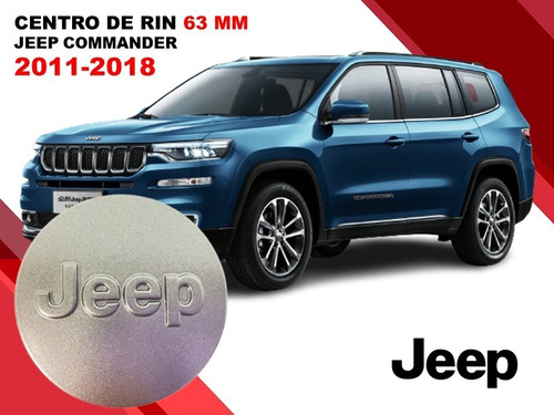 Centro De Rin Jeep Commander 2011-2018 Gris 63 Mm Foto 2