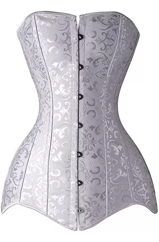 Segunda imagen para búsqueda de corset blanco