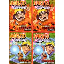 Kit 200 Cards Colecionáveis Naruto Shippuden = 50 Pacotinho