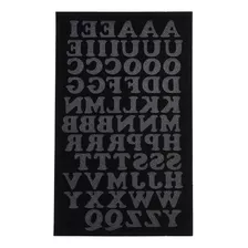 Dritz Co150lbk - Letras Para Planchar, Negro, 3/4 - Pulgadas