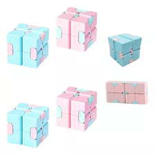 Kit 24 Cubos Infinitos Fidget Toy Anti Stress Infinity Cube