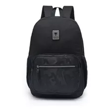 Mochila Executiva Cavalera Resistente Casual Faculdade Cor Preto