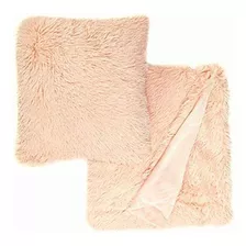 Comfort Spaces Mantas Para Sofã¡, Cama, Shaggy Fur Blush