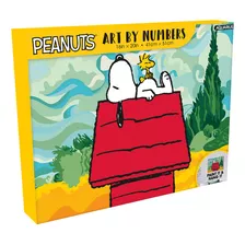 Aquarius - Peanuts Snoopy Chill Art Por Números
