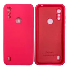 Capinha Capa Silicone Premium Case Veludo E6s E6i Xt2053 Pk