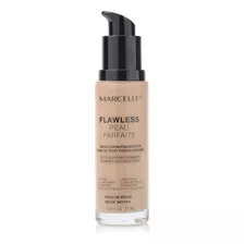 Marcelle Flawless Foundation, Mediano Beige, Hipoalergénico