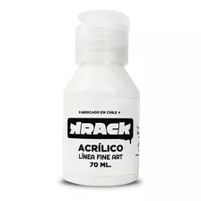 Pintura Acrílica Krack 70ml - Blanco Tiza