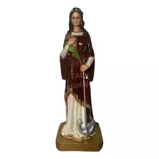 Santa Filomena De Resina Fina Figura Religiosa 30 Cm 