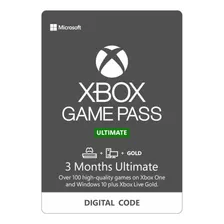 Xbox Live Ultímate Game Pass Por 6 Meses