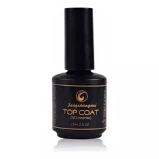 1 Top Coat Fengshangmei Pretinho Do Poder Para Unhas Gel