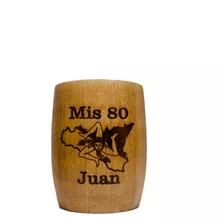 Mate Madera Personalizado Regalo Empresarial Bombilla 40