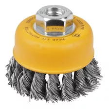 Escovas Copo De Aço Trançado 3''dewalt - Dw4910m