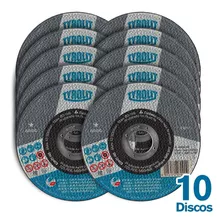 Disco Corte Fino Tyrolit 4.1/2 115mm Aço Inox =kit 10 Peças