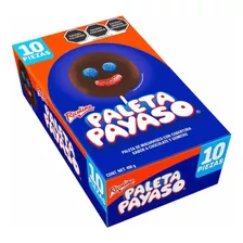 Paleta Payaso Malvavisco Cubierto De Chocolate 10pz Ricolino