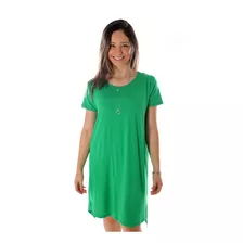 Vestido Camisetão Moda Feminino Malha