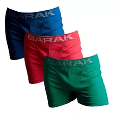 Pack X3 Boxer Niños Algodón Sin Costura Talles 4 Al 16 Barak