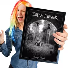 Poster Quadro Com Moldura Dream Theater 02 A4 30x21cm