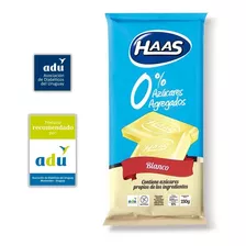 Choc. Haas Blanco 0%* 150grs - Sello Adu - Diabetes 