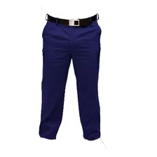 Pantalon Trabajo Grafa Gabardina Azul Marino Oscuro Talle 42