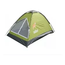 Pack Safari Carpa 2 Personas + 2 Sacos De Dormir Camping 