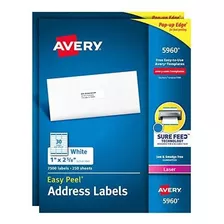 Avery Address Labels With Sure Feed For Laser