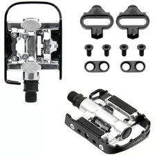 Pedal Clip Plataforma Wellgo C002 + Tacos Mtb 9/16