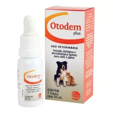 Otodem Plus 20ml Solução Otológica E Dermatológica - Ceva