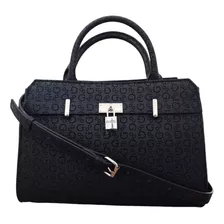 Bolsa Guess Factory Original Se911005 Negro Strap Ajustable 