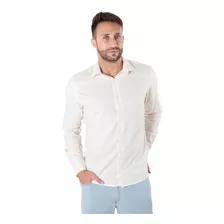 Camisa Linho Slim Social Masculina Natural Premium Atacado