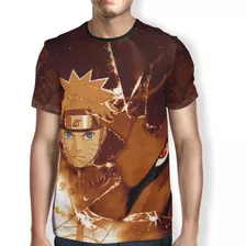 Camiseta Naruto E Kurama Anime Cosplay Geek Full
