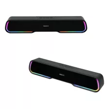 Pack Soundbar Parlante Gamer Bluetooth Luces Rgb 1200mah