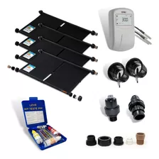 Kit Aquecedor Solar 9 Placas Para Piscinas 37000l Vibea