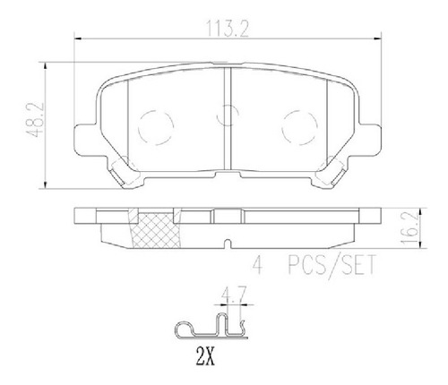 Balatas Traseras Honda Odyssey Lx 2011 Al 2017 Brembo Foto 2