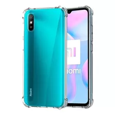 Carcasa Forro Funda Para Redmi 9a Reforzada + Mica Hidrogel