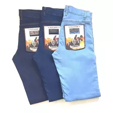 Kit C/ 3 Calça Country Masculina C/ Elastano Montaria Promo