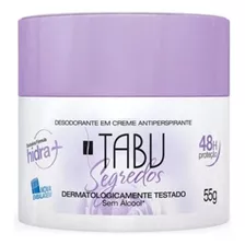 Desodorante Creme Tabu Segredos Antiperspirante 55g