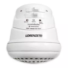Chuveiro Lorenducha 220v X 6800w - Lorenzetti Cor Branco Potência 6800 W