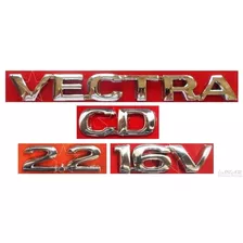 Emblemas Vectra Cd 2.2 16v - 2000 À 2004 - Modelo Original