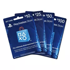 Gift Cards Play Station Tarjetas Psn Desde $50 Valor Códigos