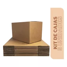 Cajas De Cartón Resistente 40x30x30 / Pack 5 Cajas 