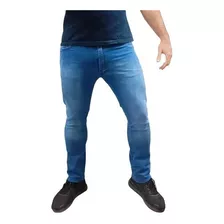 Pack X 3 Jeans Chupin Azul Stone Hombre X Mayor