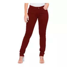 Calça Jeans Feminina Skinny Cores Firmes Elastano Envio 24h