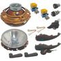 Kit Chapas Manijas C/llave Faros Y Foco Vw Hormiga 1.6 75-78