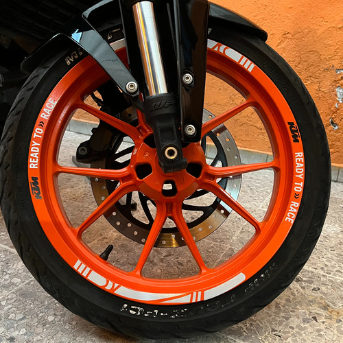 Stickers Calcomanias Reflejantes Moto Ktm Ready To Race Foto 2