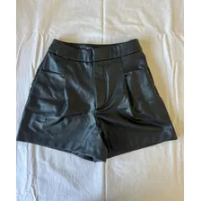 Short Cuero Zara Sin Etiqueta. Sin Uso Importado Usa