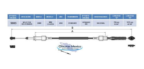 Chicote Selector De Velocidades Bmw Mini Cooper  Foto 4