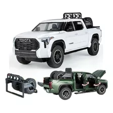 Toyota Tundra Pickup Miniatura Metal Coche Con Luz Y Sonido