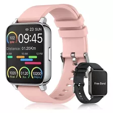 P36 Smartwatch Mujer, Reloj Inteligente Depo + Correa Negra